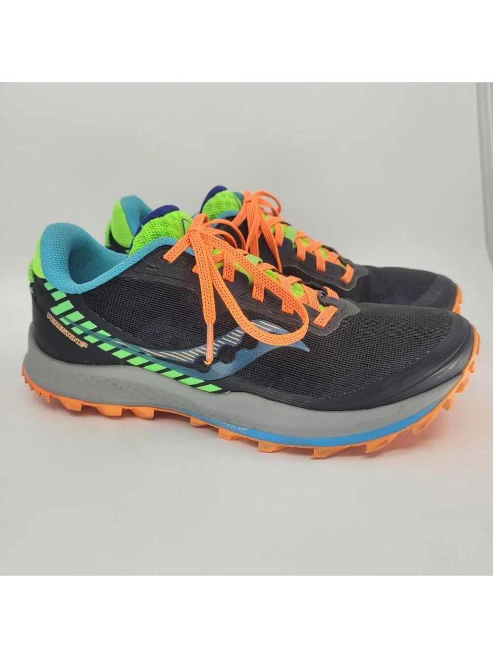 Saucony Men's Peregrine 11 S20641-25 Black Running Shoes Sneakers Size 8.5M